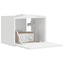 TV vægskab Gloss Hvid 39 x 31 x 29,5 cm Konstrueret træ
