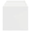 TV vægskab 2 pcs Gloss Hvid 39 x 31 x 29,5 cm Konstrueret træ