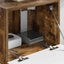 TV vægskab Røget eg 39 x 31 x 29,5 cm Konstrueret træ