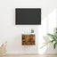 TV vægskab Røget eg 39 x 31 x 29,5 cm Konstrueret træ