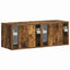TV vægskab 2 pcs Røget eg 39 x 31 x 29,5 cm Konstrueret træ
