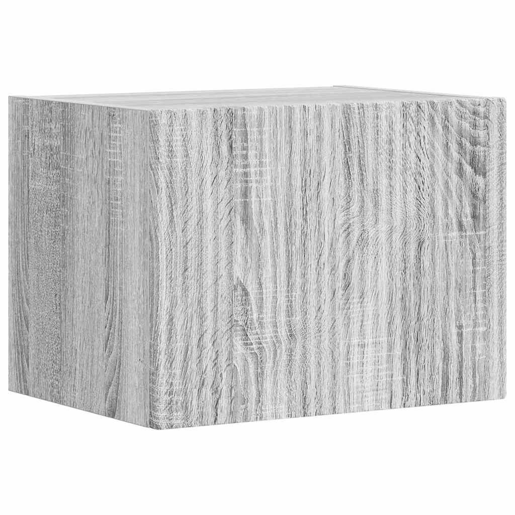 TV vægskab Grå Sonoma 39 x 31 x 29,5 cm Konstrueret træ