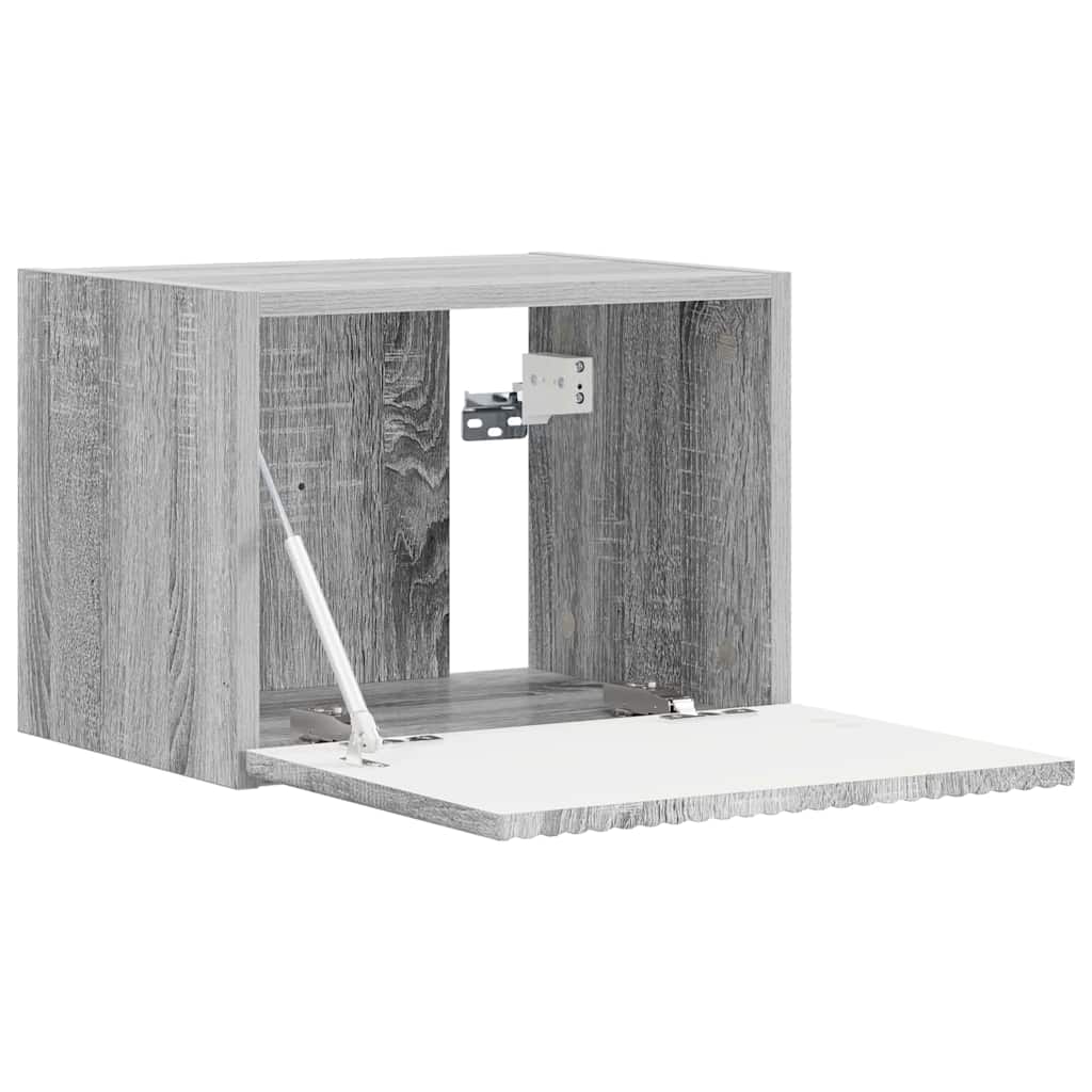 TV vægskab Grå Sonoma 39 x 31 x 29,5 cm Konstrueret træ