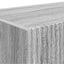 TV vægskab 2 pcs Grå Sonoma 39 x 31 x 29,5 cm Konstrueret træ