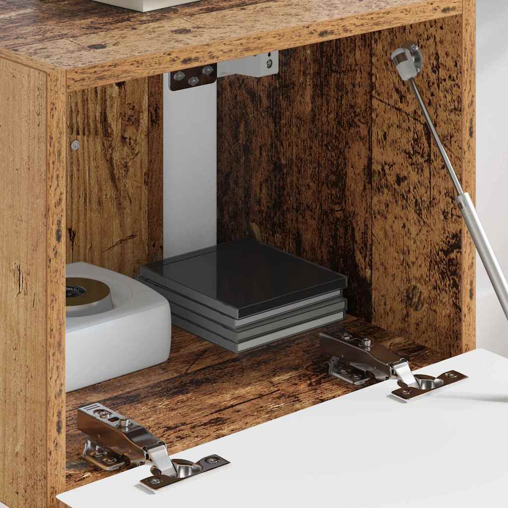 TV vægskab Gammelt træ 39 x 31 x 29,5 cm Konstrueret træ