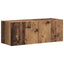 TV vægskab 2 pcs Gammelt træ 39 x 31 x 29,5 cm Konstrueret træ