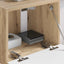 TV vægskab Artisan eg 39 x 31 x 29,5 cm Konstrueret træ