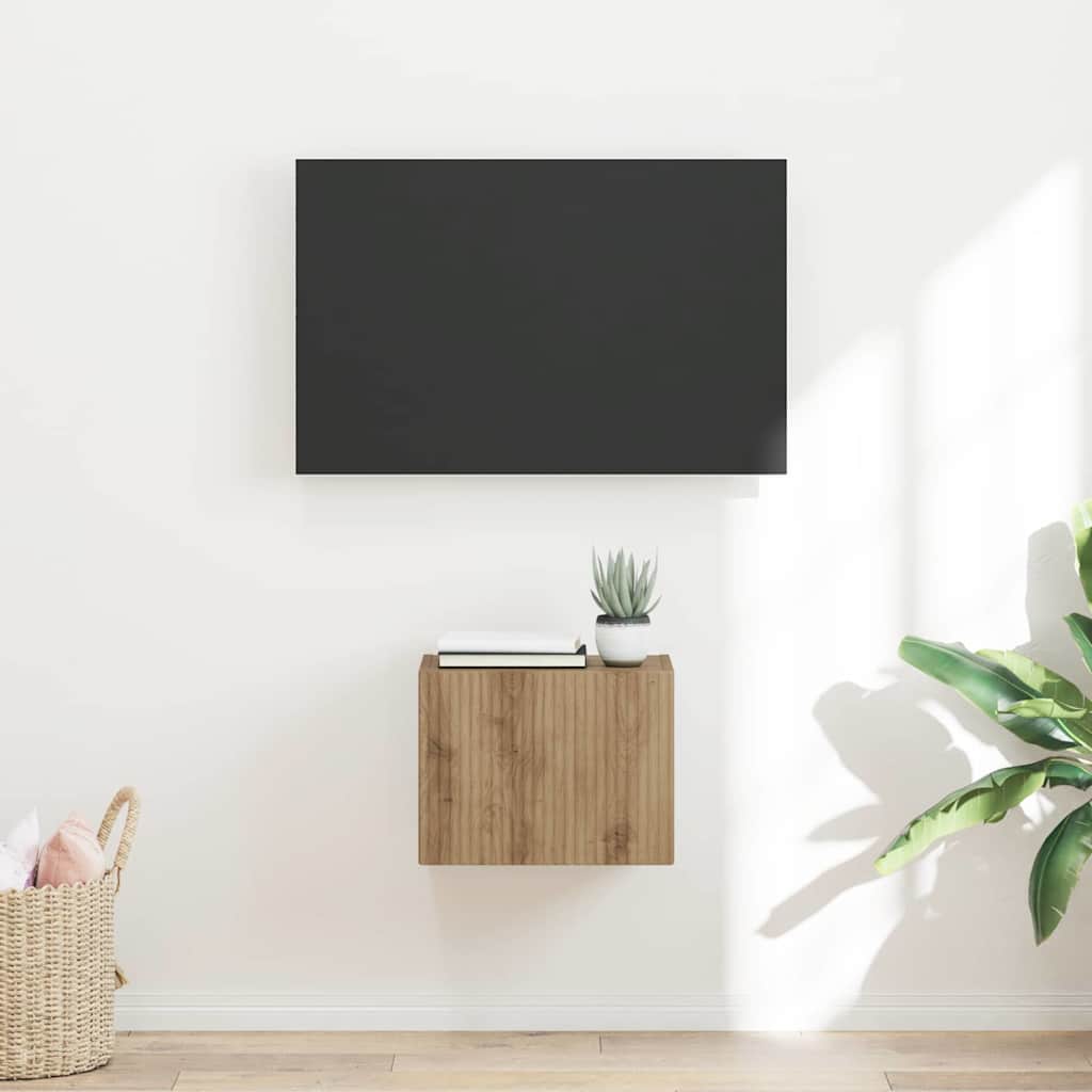 TV vægskab Artisan eg 39 x 31 x 29,5 cm Konstrueret træ