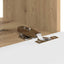 TV vægskab 2 pcs Artisan eg 39 x 31 x 29,5 cm Konstrueret træ