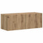 TV vægskab 2 pcs Artisan eg 39 x 31 x 29,5 cm Konstrueret træ