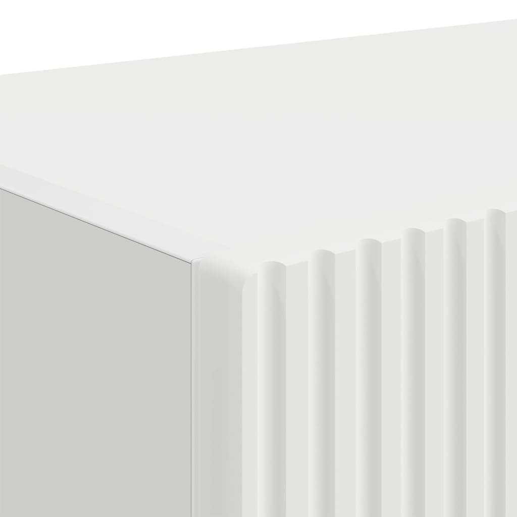 TV vægskab Vægmonteret Hvid 60 x 31 x 29,5 cm Konstrueret træ