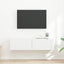 TV vægskab 2 pcs Hvid 60 x 31 x 29,5 cm Konstrueret træ