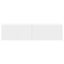 TV vægskab 2 pcs Hvid 60 x 31 x 29,5 cm Konstrueret træ