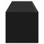 TV vægskab 2 pcs Sort 60 x 31 x 29,5 cm Konstrueret træ