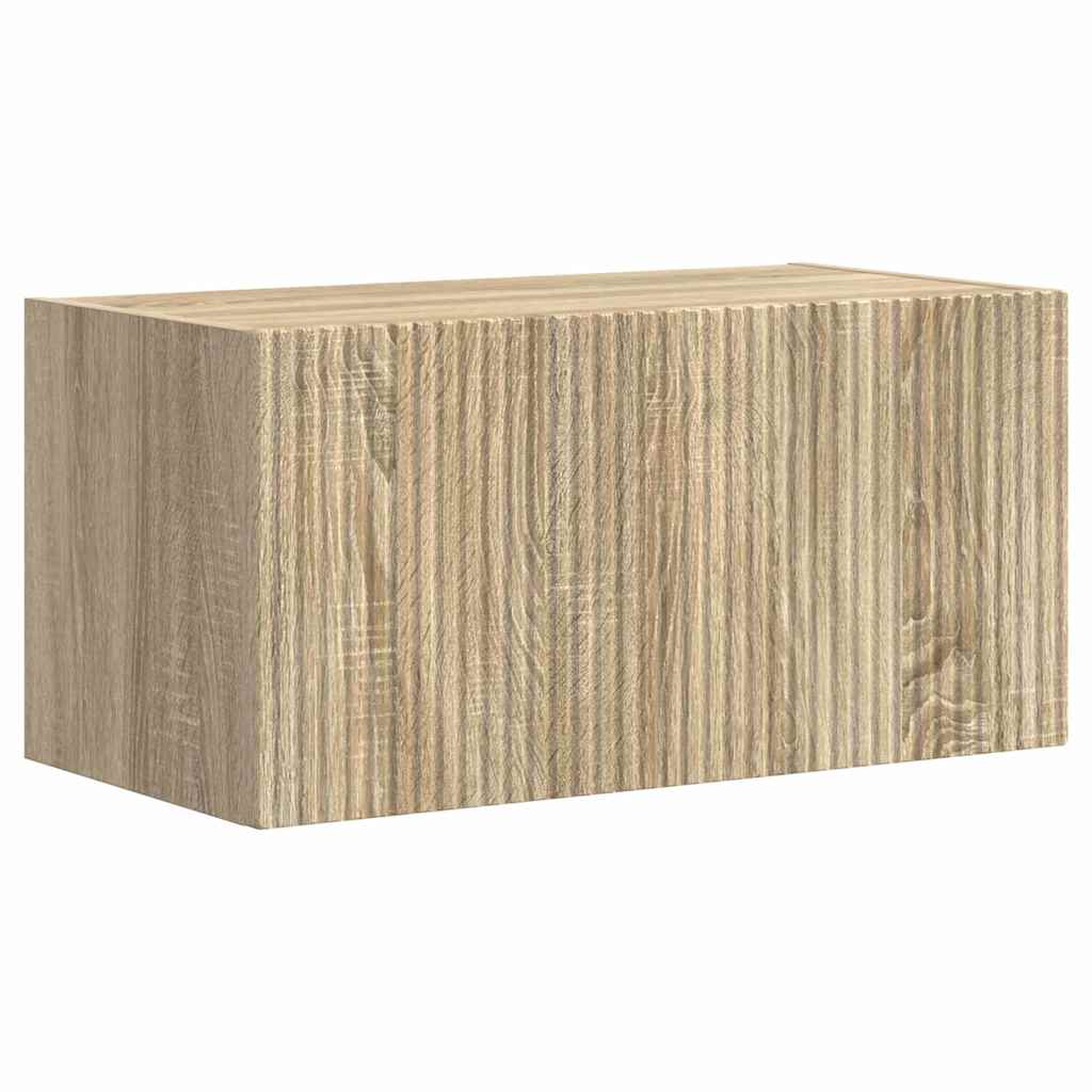 TV vægskab Vægmonteret Sonoma 60 x 31 x 29,5 cm Konstrueret træ