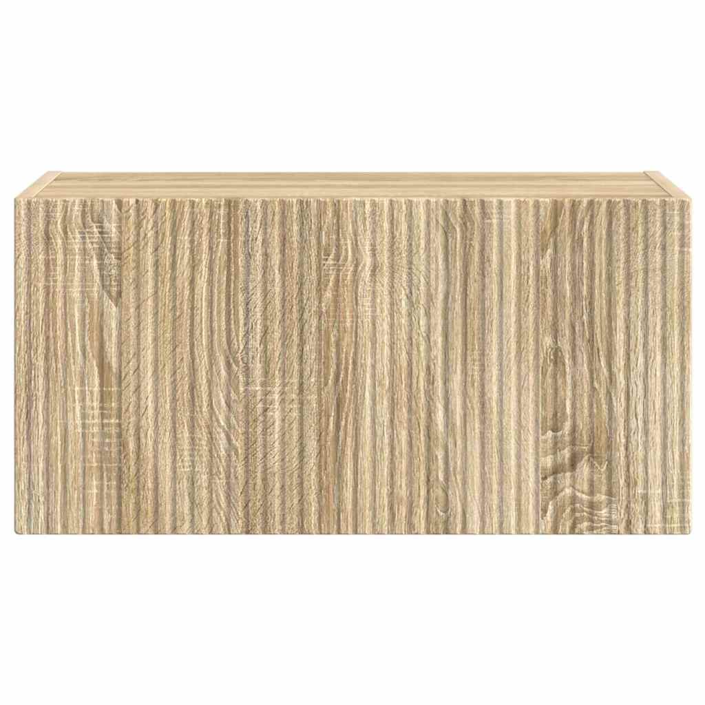 TV vægskab Vægmonteret Sonoma 60 x 31 x 29,5 cm Konstrueret træ