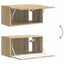 TV vægskab Vægmonteret Sonoma 60 x 31 x 29,5 cm Konstrueret træ