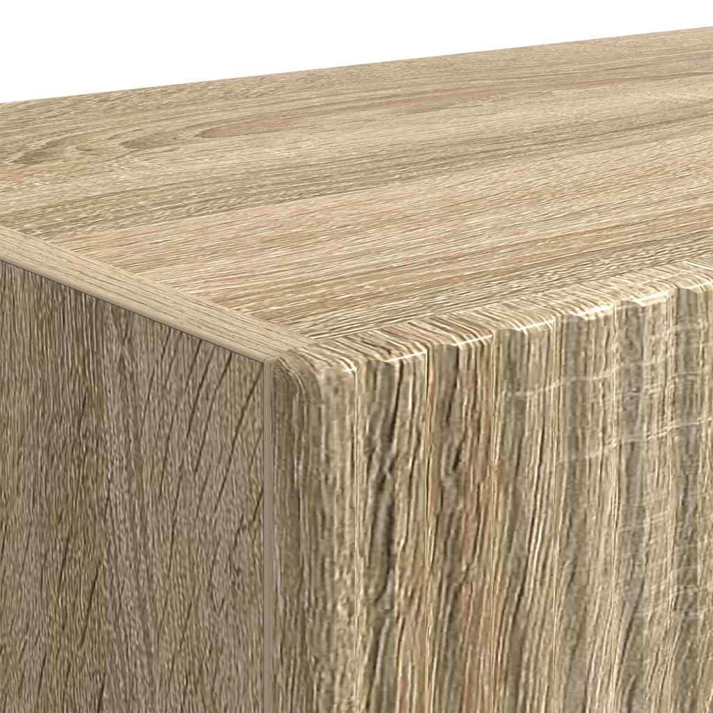 TV vægskab 2 pcs Sonoma 60 x 31 x 29,5 cm Konstrueret træ