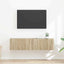 TV vægskab 2 pcs Sonoma 60 x 31 x 29,5 cm Konstrueret træ