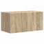 TV vægskab 2 pcs Sonoma 60 x 31 x 29,5 cm Konstrueret træ