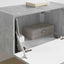 TV vægskab Vægmonteret Beton 60 x 31 x 29,5 cm Konstrueret træ