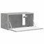 TV vægskab Vægmonteret Beton 60 x 31 x 29,5 cm Konstrueret træ