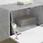 TV vægskab 2 pcs Beton 60 x 31 x 29,5 cm Konstrueret træ