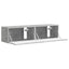 TV vægskab 2 pcs Beton 60 x 31 x 29,5 cm Konstrueret træ