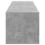 TV vægskab 2 pcs Beton 60 x 31 x 29,5 cm Konstrueret træ