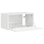 TV vægskab Gloss Hvid 60 x 31 x 29,5 cm Konstrueret træ