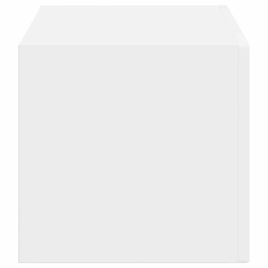 TV vægskab Gloss Hvid 60 x 31 x 29,5 cm Konstrueret træ