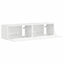 TV vægskab 2 pcs Gloss Hvid 60 x 31 x 29,5 cm Konstrueret træ