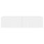 TV vægskab 2 pcs Gloss Hvid 60 x 31 x 29,5 cm Konstrueret træ