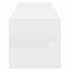 TV vægskab 2 pcs Gloss Hvid 60 x 31 x 29,5 cm Konstrueret træ