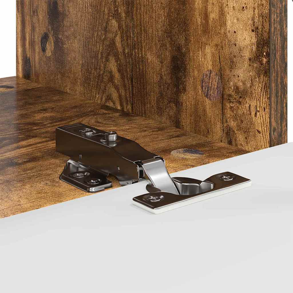 TV vægskab Røget eg 60 x 31 x 29,5 cm Konstrueret træ