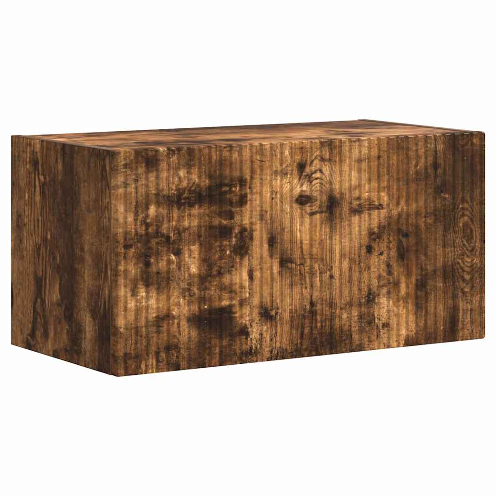 TV vægskab Røget eg 60 x 31 x 29,5 cm Konstrueret træ