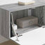TV vægskab 2 pcs Grå Sonoma 60 x 31 x 29,5 cm Konstrueret træ