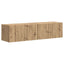 TV vægskab 2 pcs Artisan eg 60 x 31 x 29,5 cm Konstrueret træ