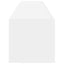 TV vægskab 2 pcs Hvid 78,5 x 31 x 29,5 cm Konstrueret træ