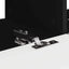 TV vægskab 2 pcs Sort 78,5 x 31 x 29,5 cm Konstrueret træ