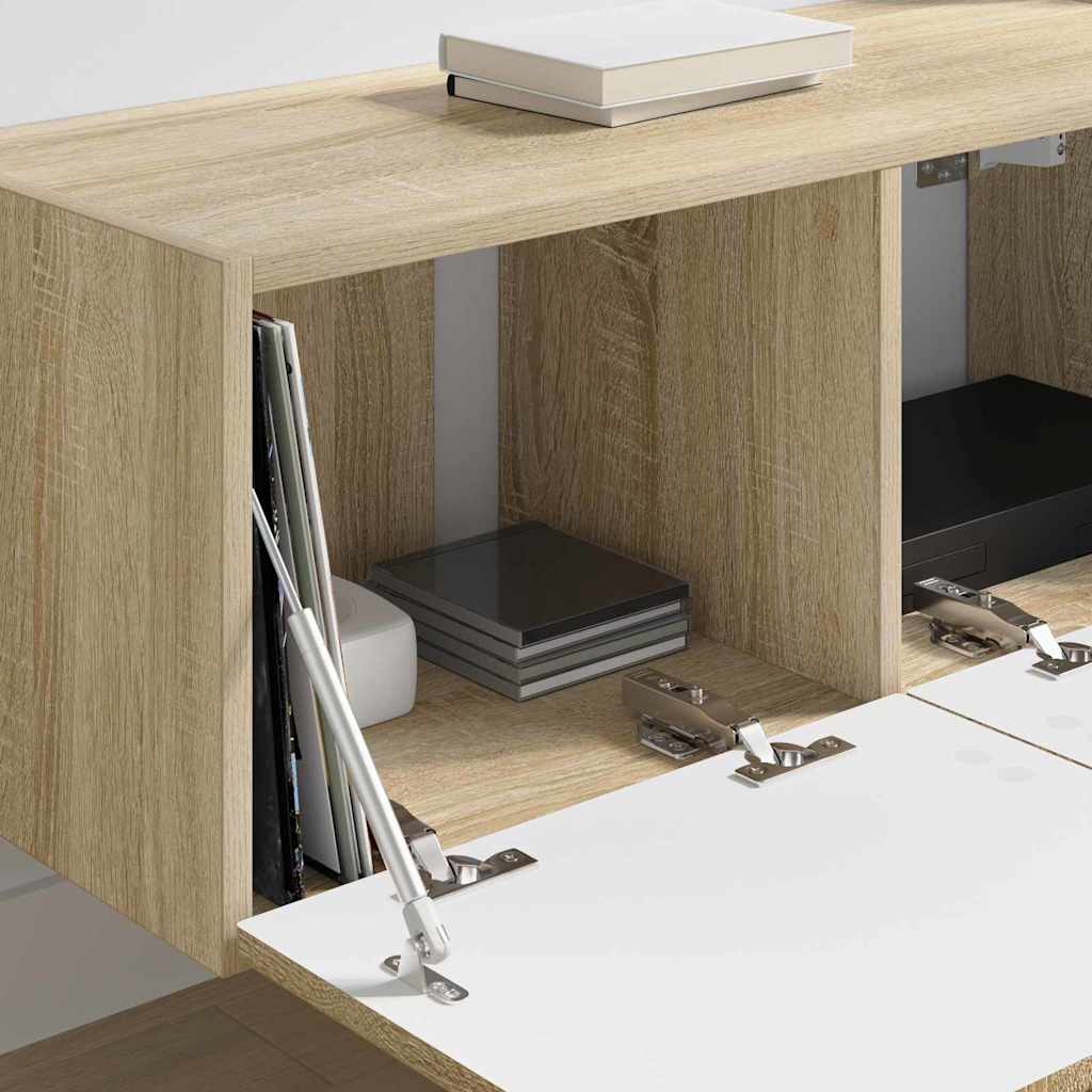 TV vægskab Sonoma 78,5 x 31 x 29,5 cm Konstrueret træ