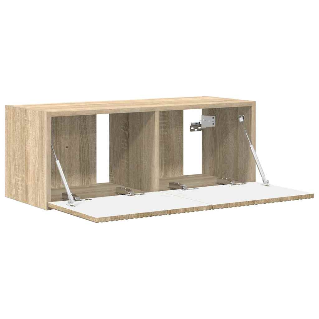 TV vægskab Sonoma 78,5 x 31 x 29,5 cm Konstrueret træ