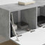 TV vægskab Beton 78,5 x 31 x 29,5 cm Konstrueret træ