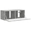 TV vægskab Beton 78,5 x 31 x 29,5 cm Konstrueret træ