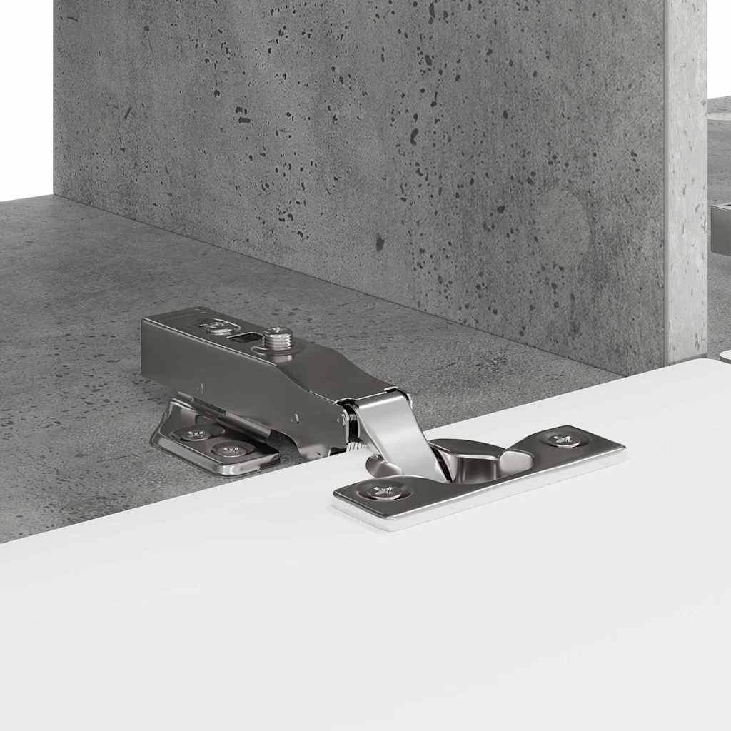 TV vægskab 2 pcs Beton 78,5 x 31 x 29,5 cm Konstrueret træ