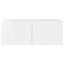 TV vægskab Gloss Hvid 78,5 x 31 x 29,5 cm Konstrueret træ