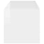 TV vægskab Gloss Hvid 78,5 x 31 x 29,5 cm Konstrueret træ
