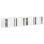 TV vægskab 2 pcs Gloss Hvid 78,5 x 31 x 29,5 cm Konstrueret træ