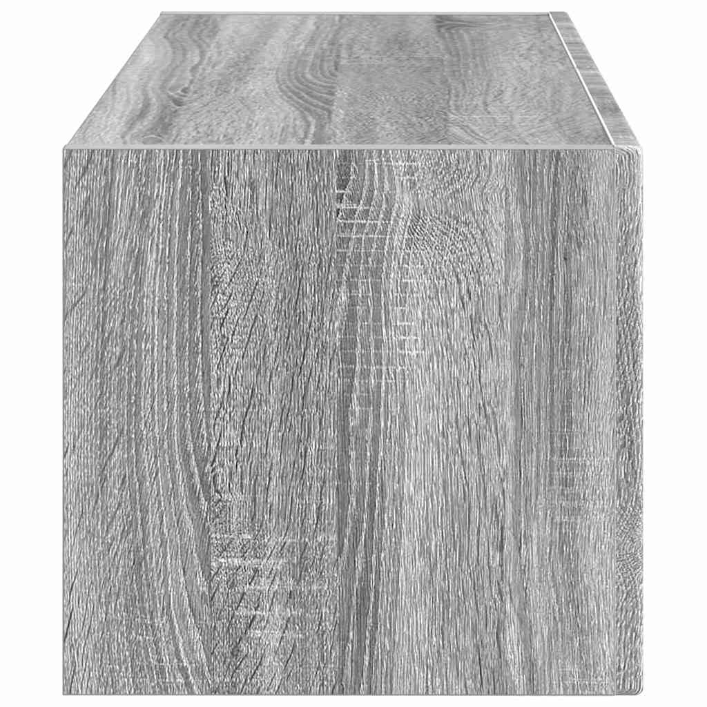 TV vægskab Grå Sonoma 78,5 x 31 x 29,5 cm Konstrueret træ