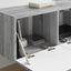 TV vægskab 2 pcs Grå Sonoma 78,5 x 31 x 29,5 cm Konstrueret træ